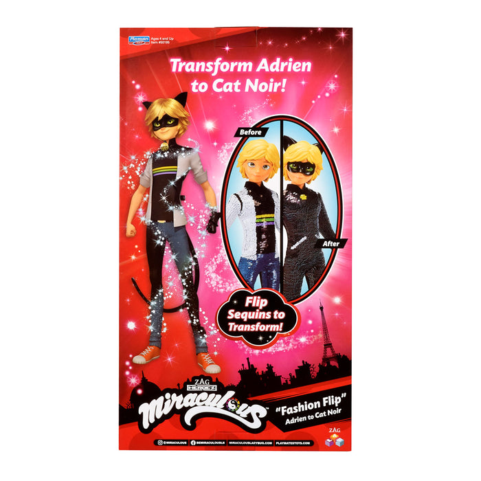Miraculous Buburuza | Cat Noir cu Paiete